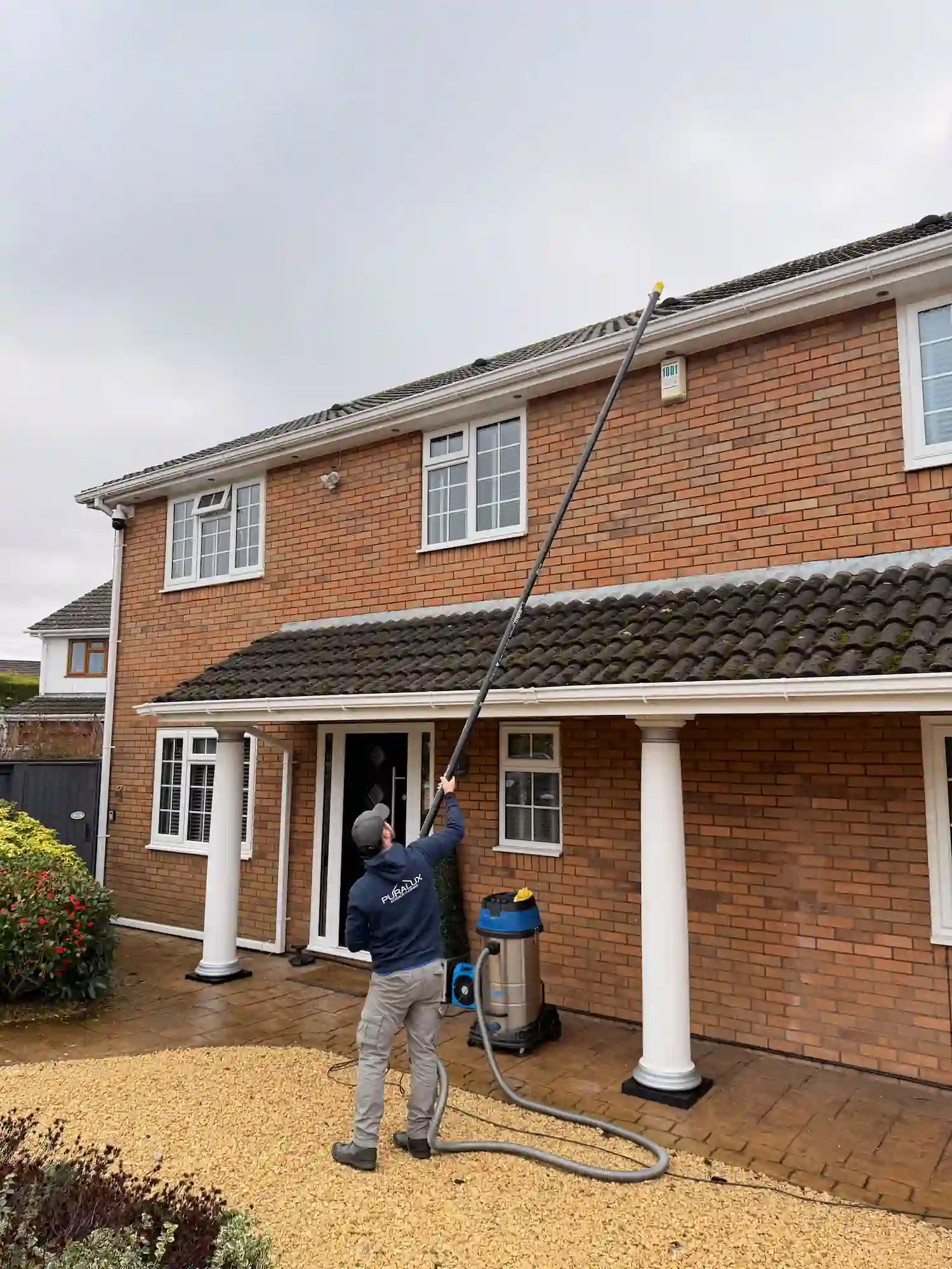 Puralux professional gutter cleaning in Caldicot
